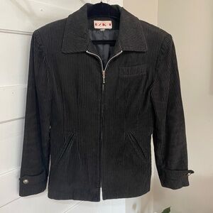 SZ 6 ESKA Black Corduroy Jacket